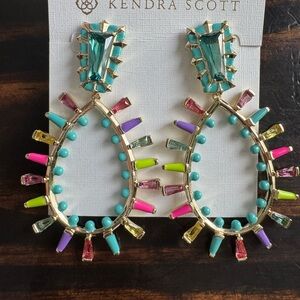 Kendra Scott Multicolor Teardrop Earrings